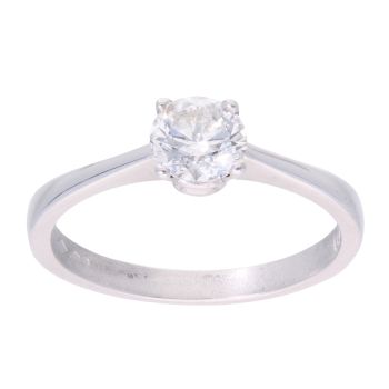Platinum 0.50ct Diamond Solitaire Ring