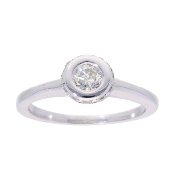 18ct White Gold 0.50ct Diamond Solitaire Ring