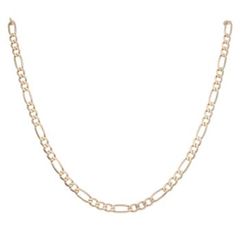 9ct Yellow Gold Figaro Chain 18"