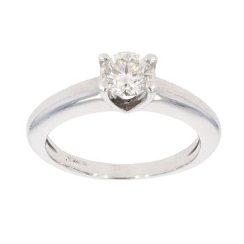 18ct White Gold 0.50ct Diamond Solitaire Ring