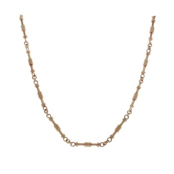 9ct Yellow Gold Fancy Chain 16"