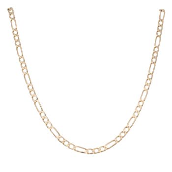 9ct Yellow Gold Figaro Chain 20"