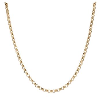 9ct Yellow Gold Belcher Chain 22"