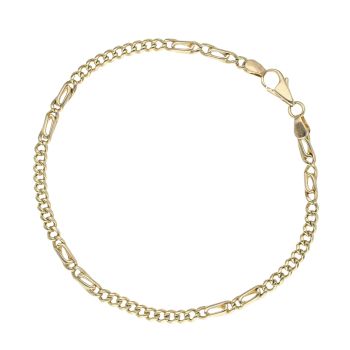 14ct Yellow Gold Twist Bracelet 8.5"