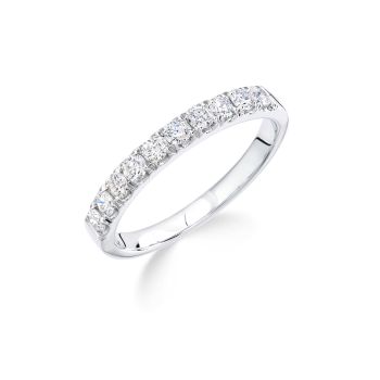 9ct White Gold 0.33ct Eternity Diamond Ring