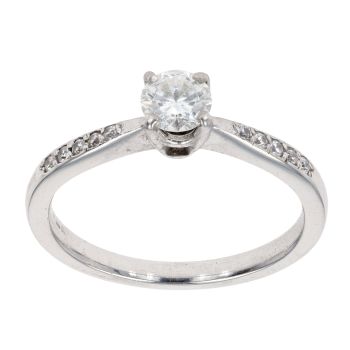 18ct White Gold 0.60ct Diamond Solitaire Ring