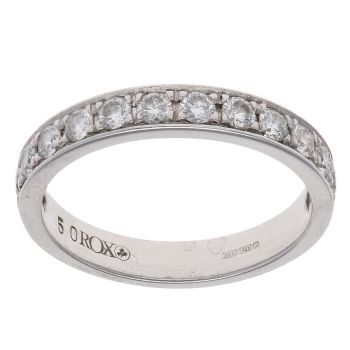 18ct White Gold 0.50ct Diamond Eternity Ring