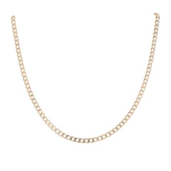 9ct Yellow Gold Curb Chain 30"