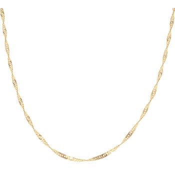 22ct Yellow Gold Ripple Twist Chain 20"