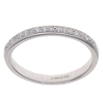 18ct White Gold 0.20ct Diamond Eternity Ring