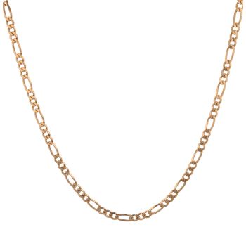 9ct Yellow Gold Figaro Chain 18"