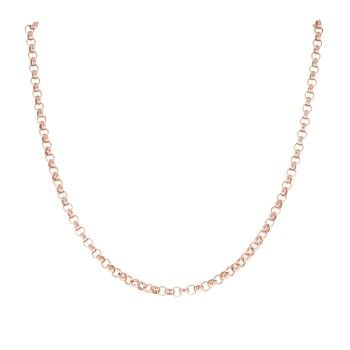 9ct Rose Gold Belcher Chain 18"
