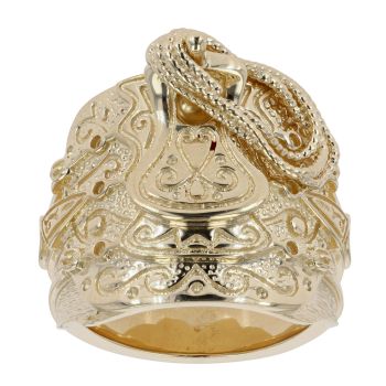 9ct Yellow Gold Saddle Ring
