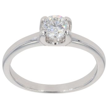 18ct White Gold 0.50ct Brilliant Cut Diamond Solitaire Ring