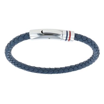Unique & Co Navy Leather Bracelet