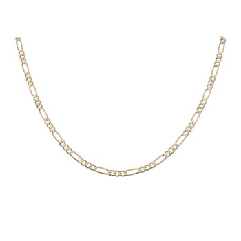 9ct Yellow Gold Figaro Chain 24"