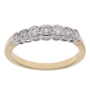 18ct Yellow Gold 0.45ct Brilliant Cut Diamond Eternity Ring