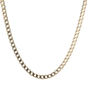 9ct Yellow Gold Curb Chain 20"