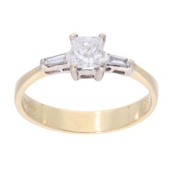 18ct Yellow Gold 0.55ct Diamond Solitaire Ring
