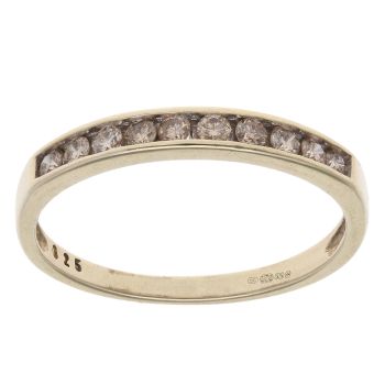 9ct Yellow Gold 0.25ct Diamond Eternity Ring