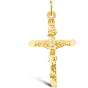 9ct Yellow Gold Crucifix Pendant