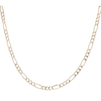 9ct Yellow Gold Figaro Chain 18"