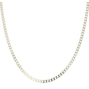 9ct Yellow Gold Curb Chain 18"