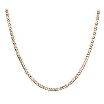 9ct Yellow Gold Curb Chain 24"