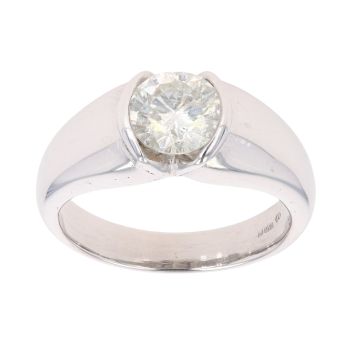 18ct White Gold 1.15ct Brilliant Cut Diamond Solitaire Ring