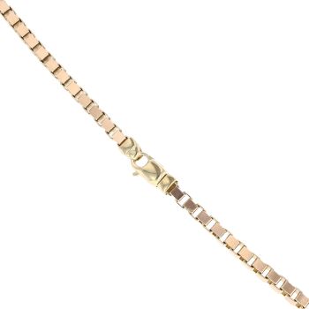9ct Yellow Gold Box Chain 18"
