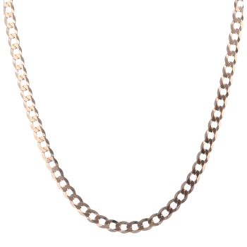 9ct Yellow Gold Curb Chain 20"