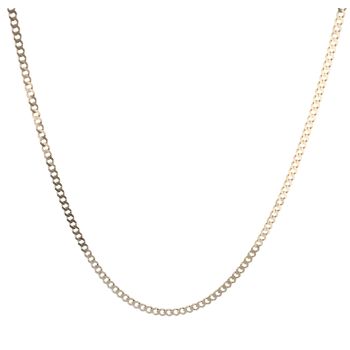 9ct Yellow Gold Curb Chain 20"
