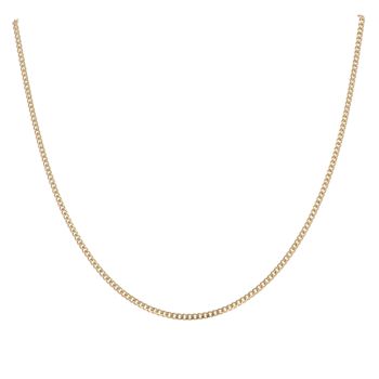 18ct Yellow Gold Curb Chain 20"