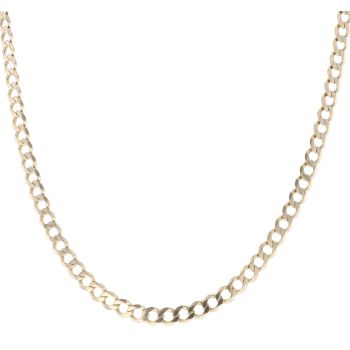 9ct Yellow Gold Curb Chain 26"