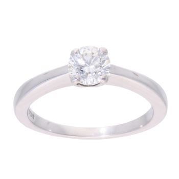 18ct White Gold 0.65ct Diamond Solitaire Ring