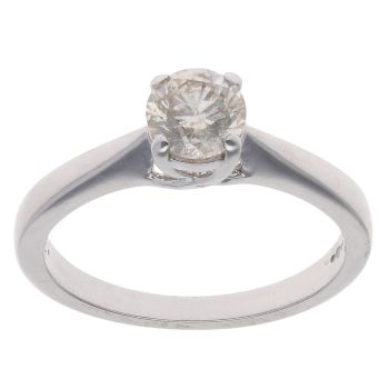 18ct White Gold 0.70ct Diamond Solitaire Ring