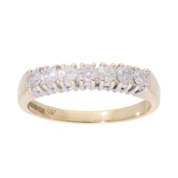 18ct Yellow Gold 0.50ct Diamond Eternity Ring