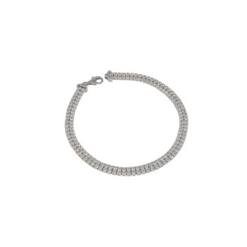 Sterling Silver Cubic Zirconia Tennis Bracelet
