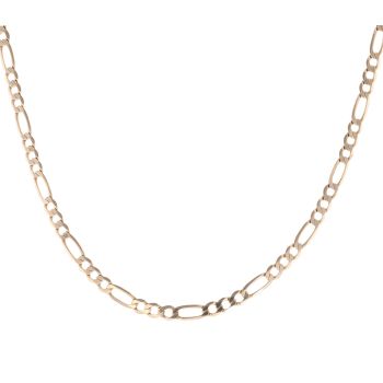 9ct Yellow Gold Figaro Chain 18"