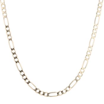 9ct Yellow Gold Figaro Chain 20"