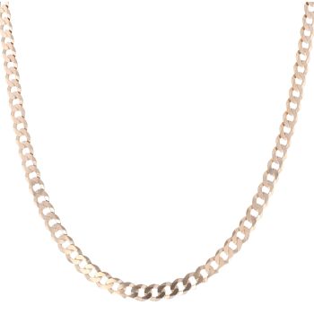 9ct Yellow Gold Curb Chain 18"