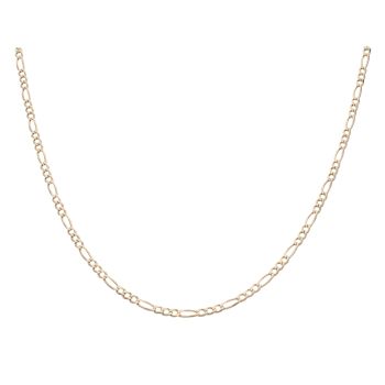 9ct Yellow Gold Figaro Chain 22"