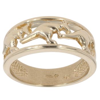 9ct Yellow Gold Kangaroo Ring