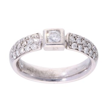 18ct White Gold 0.75ct Diamond Solitaire Ring
