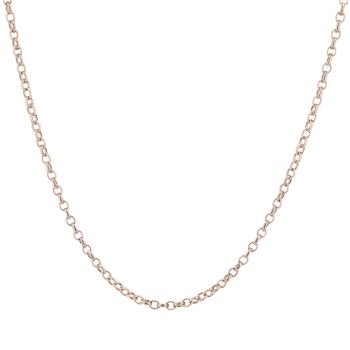 9ct Rose Gold Belcher Chain 30"
