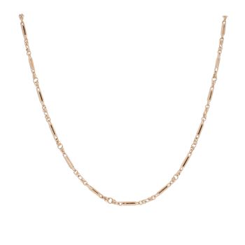 9ct Yellow Gold Fancy Bar Chain 28"