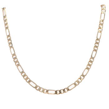 9ct Yellow Gold Figaro Chain 20"