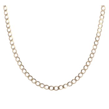 9ct Yellow Gold Curb Chain 20"