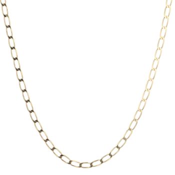 9ct Yellow Gold Curb Chain 18"