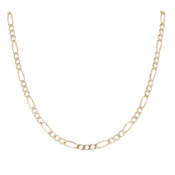 9ct Yellow Gold Figaro Chain 24"